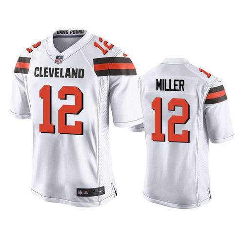 Cleveland Browns Braxton Miller Game White Men’s Jersey