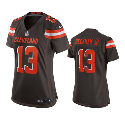 Cleveland Browns Bears Odell Beckham Jr. Game Brown Women’s Jersey