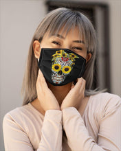 Load image into Gallery viewer, Skull with headband sunflower mandala decoration cam101