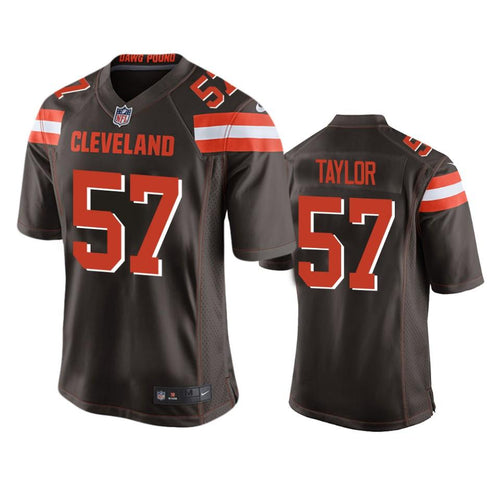 Cleveland Browns Adarius Taylor Game Brown Men’s Jersey