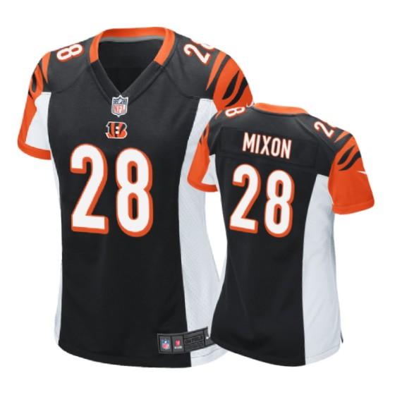 Cincinnati Bengals Joe Mixon Black Women’s Jersey