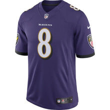 Load image into Gallery viewer, Men's Baltimore Ravens Lamar Jackson Nike Black Speed Machine Limited Jersey