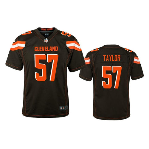 Cleveland Browns Adarius Taylor Game Brown Youth Jersey