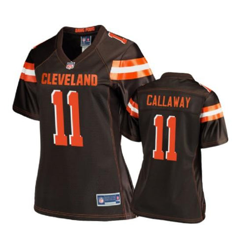 Cleveland Browns Antonio Callaway Brown Women’s Jersey