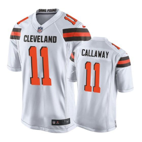 Cleveland Browns Antonio Callaway Game White Men’s Jersey