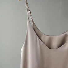 Load image into Gallery viewer, Spring Summer Women Satin Dress party Luxury Shiny Sundress Imitation Silk Dress