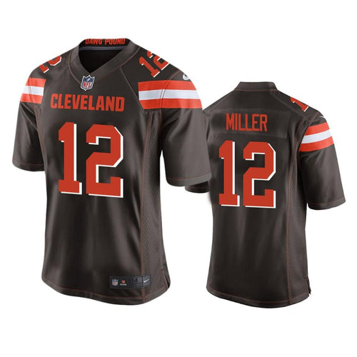 Cleveland Browns Braxton Miller Game Brown Men’s Jersey